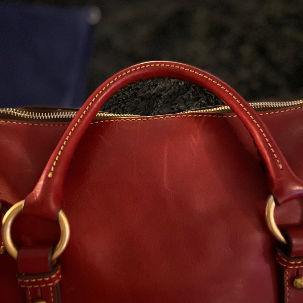 🖤Dooney & Bourke🖤Red Flouretine Satchel - Picture 8 of 16